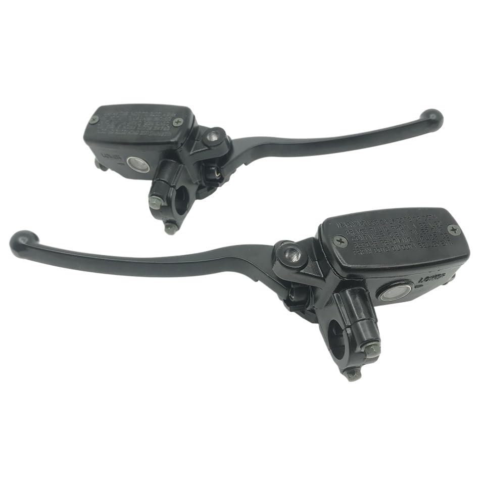 Maître-cylindre de frein moto 16mm avec pompe hydraulique noire robuste - 2