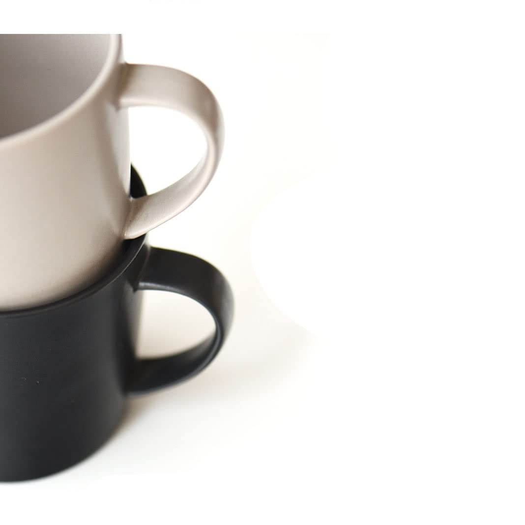 Vasos Reutilizables, Vasos Apilables Taza de cerámica taza taza taza taza de cereal taza de porcelana taza de agua casero estilo nórdico 13.5oz