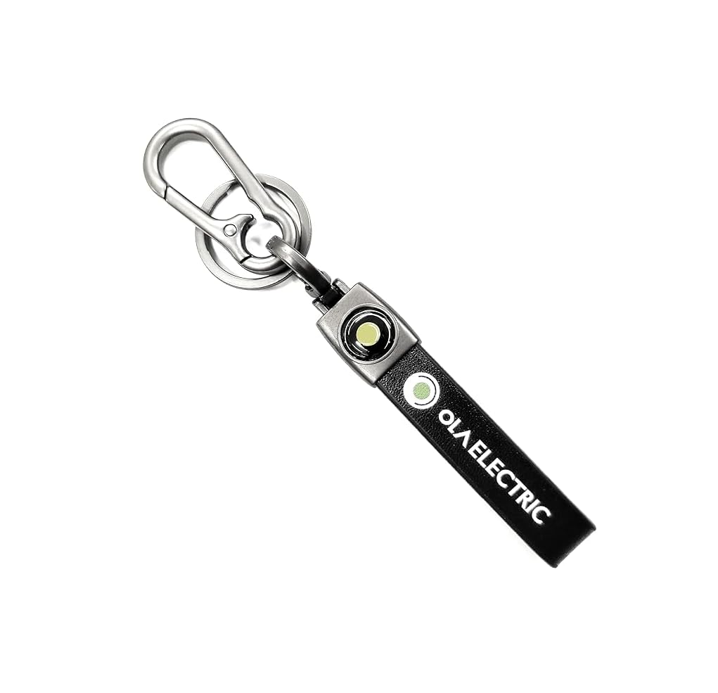 vsverus little collections VSVERUS® LITTLE COLLECTIIONS Catchy Premium Leather & Metal Bikes Steel Locking Hook Antirust Keychain For Men/Women Compatible with Car I Bike I Scooty I Ola Electric (Black)-picture-32
