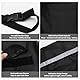 APOMOONS Rollstuhltasche Hinten mit Reflektierenden Streifen,Wasserdicht Oxford Rollstuhl Tasche,Multifunktional Rollatortasche,Tasche für Rollstuhl Hinten,Rollator Tasche für Rollstühle und Gehhilfen