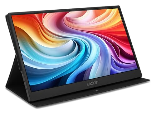 Image of acer Nitro Portable Gaming Monitor | 15.6 inch FHD IPS | 165Hz | AMD FreeSync | Ultra Slim Design | External Monitor for Laptop PC /Mac | 2-USB Type-C Ports, 1-Mini HDMI & 1-Audio Out | PG161Q Pbmiuux