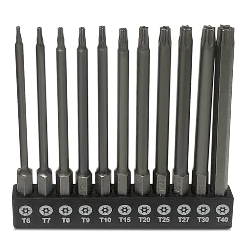 Image of aiyun 11 Pack Star Security Screwdriver Bit Set Shark Vacuum (100mm Length)