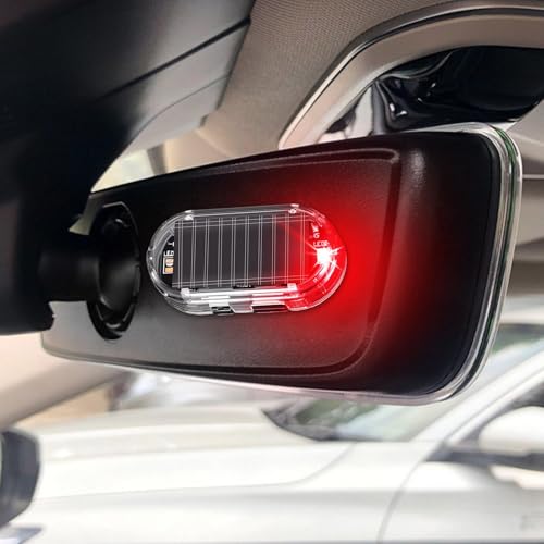 Luz solar antirrobo para coche que evita robos con alarma simulada 2
