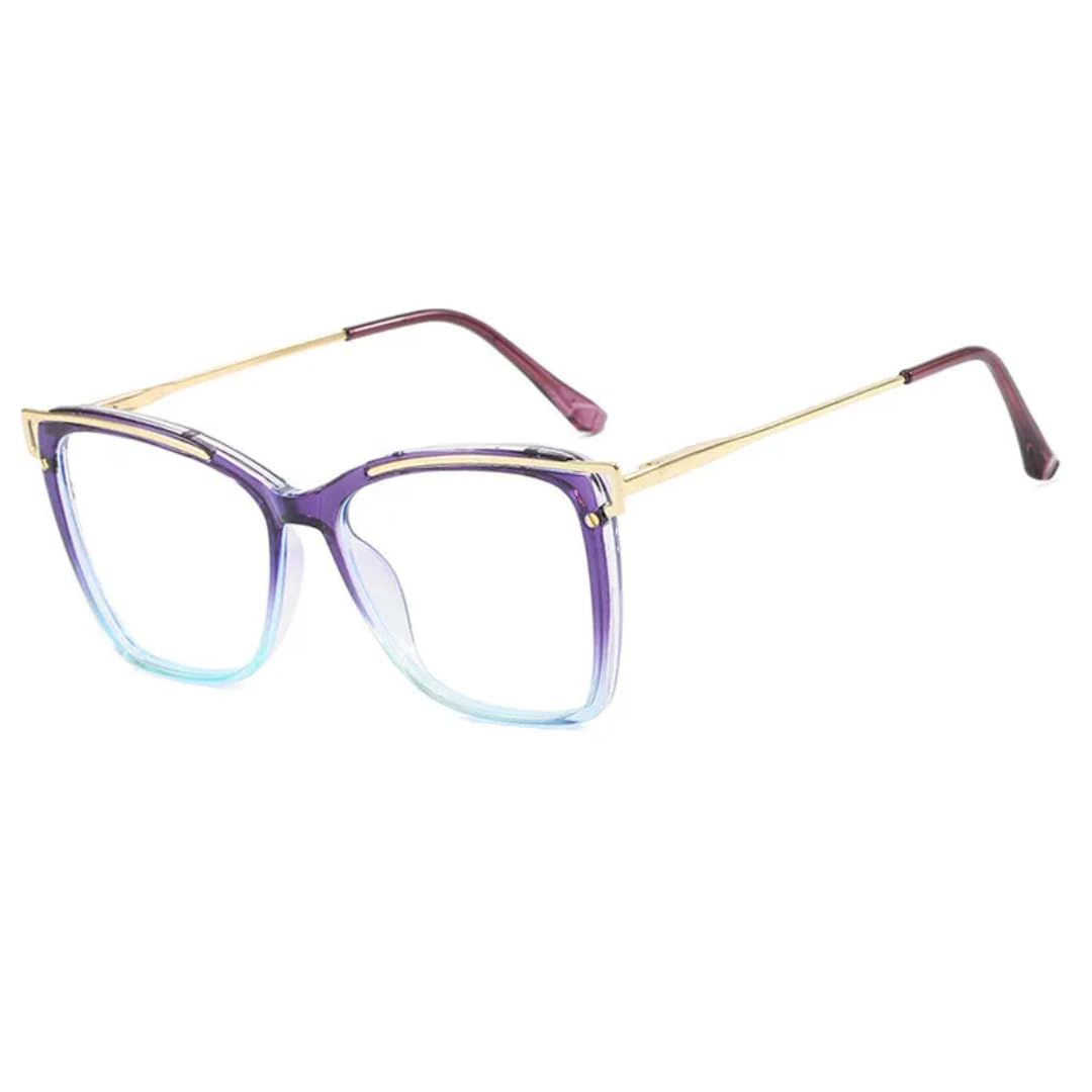 Montura de gafas de sol TR90 para mujer, transparente