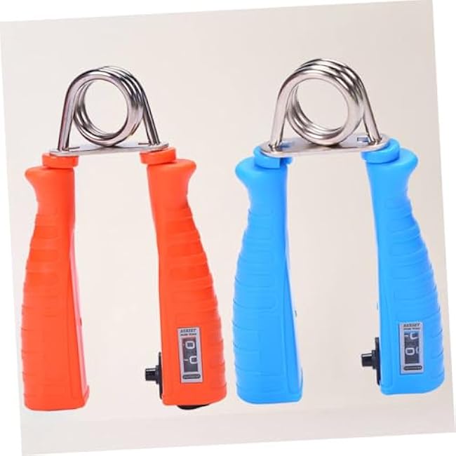 Happyyami 2Pcs Hand Gripper Strength Trainer with Handles Fitness Grip Exerciser for Arm and Wrist Workout for Gym and Daily Use Random Color