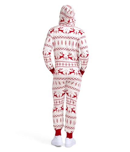 Tipsy Elves Christmas Knit Jumpsuits - Cozy Knit One Piece Jumpsuit for Adults3