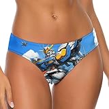 [NYBOX] あいのにじょ レディース 100％純綿 ブリーフ パンティー 機動戦士ガンダム (4) ローウエストのパンツ バラ セクシー誘惑な アニメ 日系少女 高中生 下着ショーツ L
