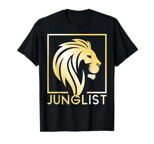 Junglist Lion, Drum N Bass, Dnb Rave Edm King of the Jungle T-Shirt