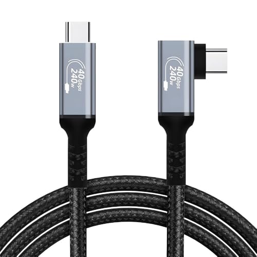 Amazon.co.jp: USB-C & USB-C ケーブル L字 0.5M Type-c ケーブル USB4