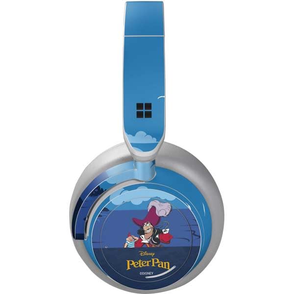Skinit Decal Audio Skin Compatible with Surface Headphones - Officially Licensed Disney Peter Pan Captain Hook and SMEE Design
