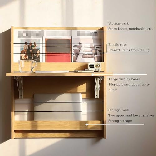 Bureau flottant rabattable idéal pour chambre et studio d'étudiant - 5