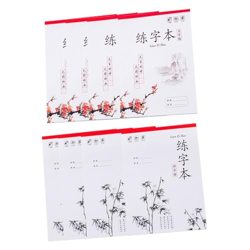 Libros de práctica de escritura a mano NUOBESTY de caligrafía china para las tareas en casa