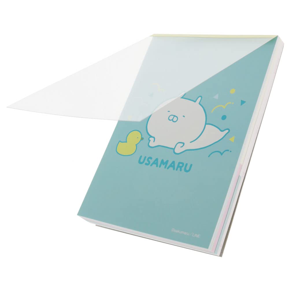 USAMARU 文房具　うさまる　メモ帳 Amazon.co.jp: サンスター文具 うさまる メモ A6 ブルー
