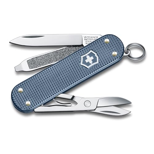VICTORINOX(ビクトリノックス) クラシック SD ALOX リミテッドエディション2026 グレイシャルブルー スイス・アーミーナイフ 多機能 ナイフ アウトドア はさみ マイナスドライバー付き 5機能を搭載したスイス製マルチツール 小型 コンパクト 【国内正規品】0.6221.L26