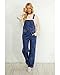 luvamia Overalls Women Loose Fit Denim Bib Baggy Overall Jumpsuit Straight Wide Leg Stretchy Jean Pants Fashion A2 Sargasso Sea Size Large Fits US 12-14