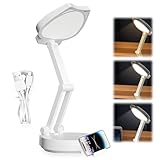 Batería de larga duración: Nuestra lámpara de mesa LED plegable está equipada con una batería mejorada de alta capacidad que ofrece una mayor duración e ilumina fácilmente toda la noche. Cuando se agota la batería, también se puede cargar con un banco de energía, permitiéndote usarla sin restricciones.