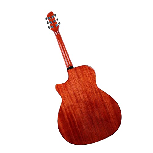 Guitare acoustique, guitare folk 41 pouces, texture fine, son plus riche, surface miroir à forte pénétration pour les voyages pour les mélomanes(brun) - Les Beatles, Paul McCartney, John Lennon, RIngo Starr, George Harrison Guitare acoustique, guitare folk 41 pouces, texture fine, son plus riche, surface miroir à forte pénétration pour les voyages pour les mélomanes(brun) – Image 4