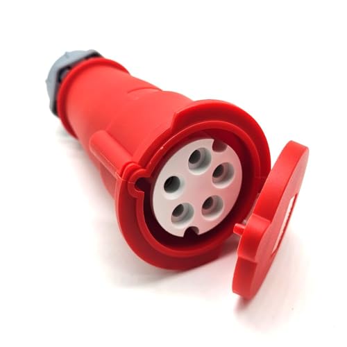 Waterproof Industrial CEE Connector Socket 5Pin 32A 400V 3P+E+N I...