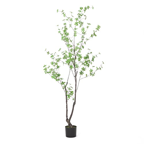 Christopher Knight Home Bowrun 6' x 3' Artificial Enkianthus Tree - Silk - Green