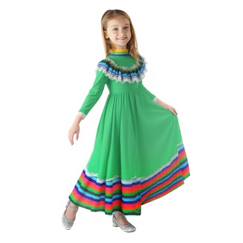 Vestido Mexicano Tradicional para Niñas