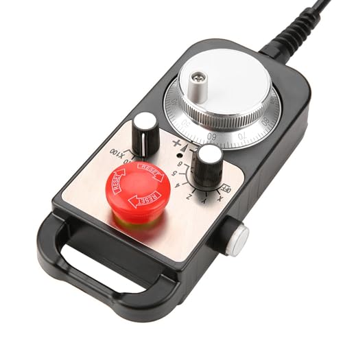 YDuupxe CNC Handwheel, Electronic Handwheel for Engraving Machines, Compact Design with Pulse Generator and Anti-Interference for CNC Tools
