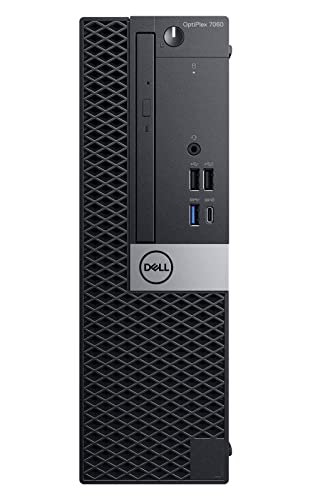 Image of Dell Optiplex 7070-SFF, Core i5-9500 3.0GHz, 16GB RAM, 256GB NVMe Solid State Drive, DVD, Windows 11 Pro 64bit, (Renewed)