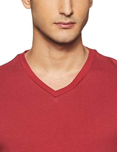 Image of Amazon Brand - Symbol Men's Solid Cotton T Shirt | Plain | V Neck | Half Sleeve-Regular Fit | Combo Pack of 3 (Available in Plus Sizes)