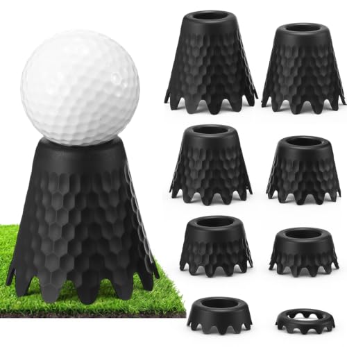 Foilswirl 8 Fixed Height Golf Simulator Tees