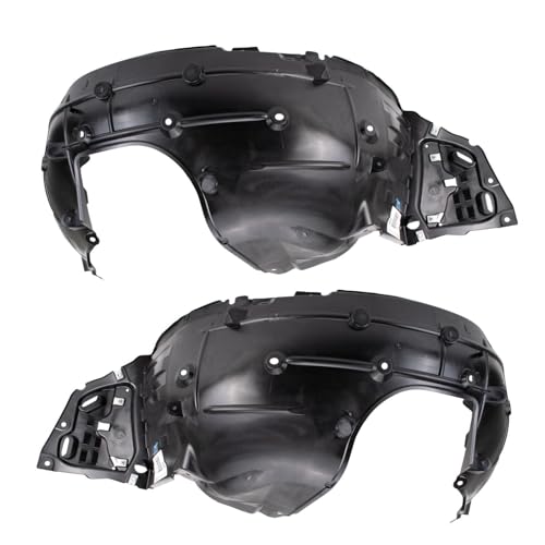 Image of TRQ Inner Fender Liner Set Compatible with 2017-2018 Honda Civic HO1248158 HO1249175