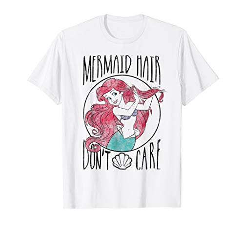 Disney Little Mermaid Hair Don't Care Graphic T-Shirt