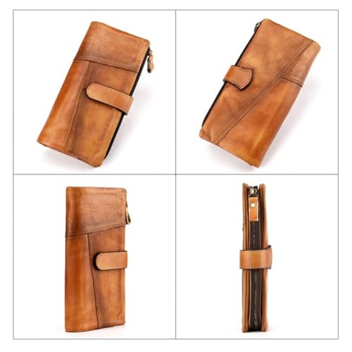 Blocking Wallets for Women Leather Long Ladies Wallet Slim Bifold Large Capacity with Zipper Pocket3