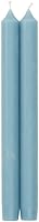 Vista 3 de Caspari Velas cónicas rectas en turquesa - 2 por paquete