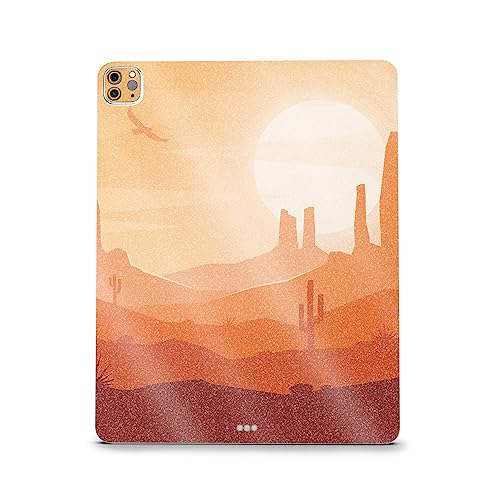 Image of MightySkins Carbon Fiber Skin Compatible with Apple iPad Pro 12.9 inch M2 6th Gen (2022) Full Wrap Kit - American Southwest | Protective, Durable Textured Carbon Fiber Finish | Made in The USA