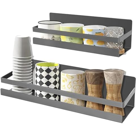 Uten Magnetic Spice Rack Shelf Organiser Cover