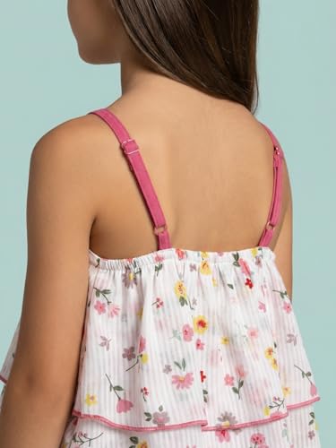 Image of Nautinati Girls Printed Top & Shorts Co-Ord Set | Age 2-10 Years
