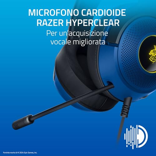 Kraken V3 X - Cuffie da gioco USB cablate edizione Fortnite (cuffie ultraleggere, Driver TriForce da 40 mm, microfono HyperClear, RGB) Fortnite - Cuffia gaming - Immagine 4