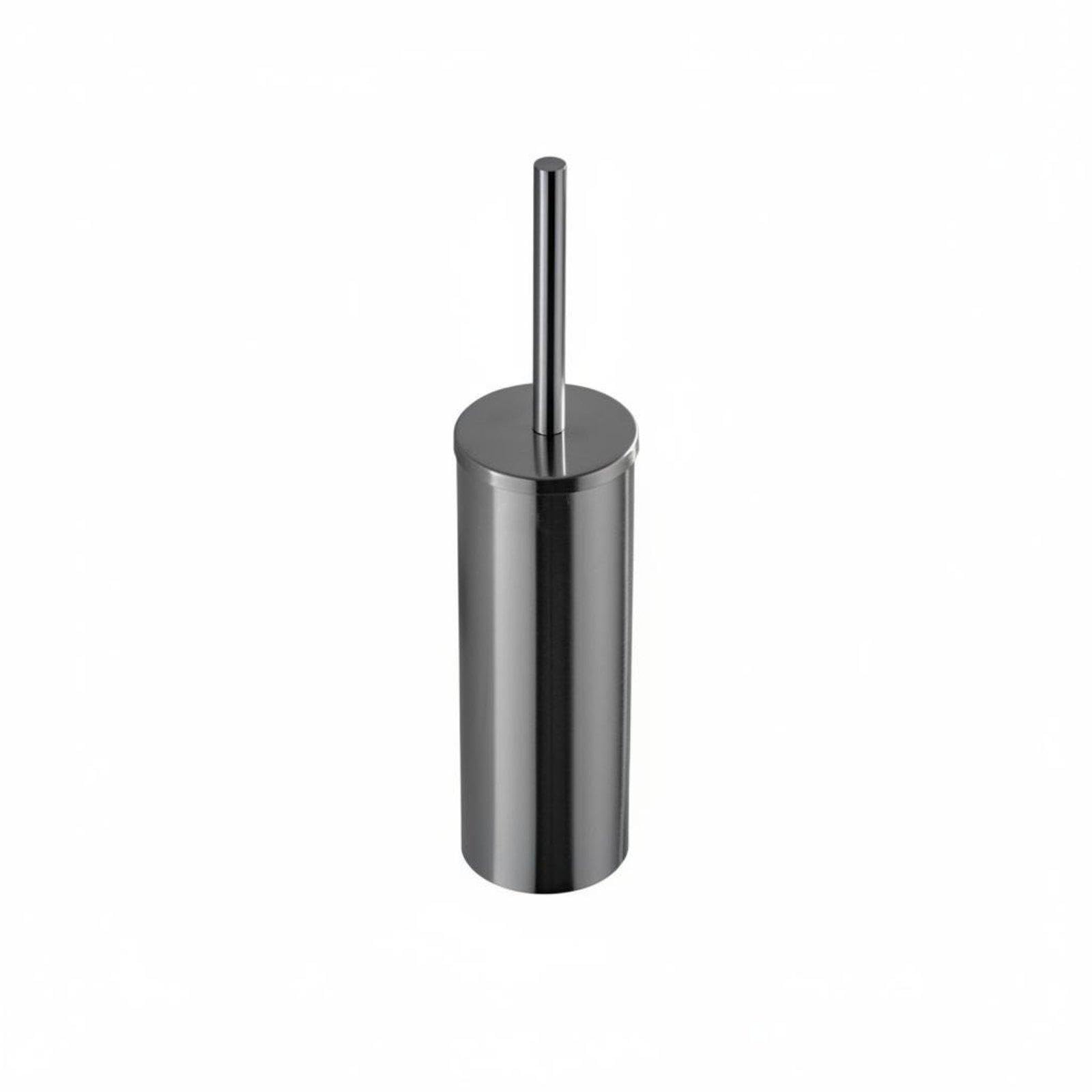 Long Handle Toilet Clean Effortlessly to Clean Stainless Steel Toilet Brush Rust Resistant Washroom Cleaning for Restroom Gunmetal Grey Floor-Standing-image-45