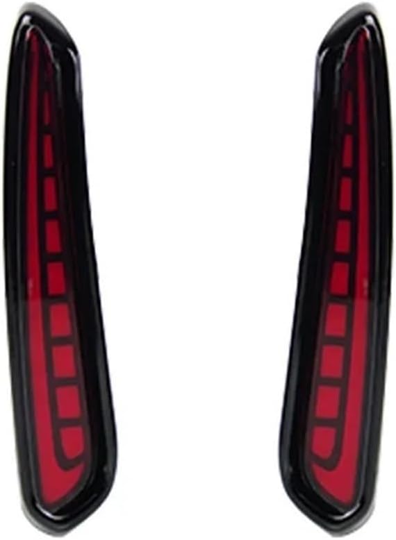 Compatible For Honda Civic Type R 2023 2024 Car LED Rear Bumper Reflector Signal Lamp Backup Running Light Brake Indicators Auto Accessory(Model D)
