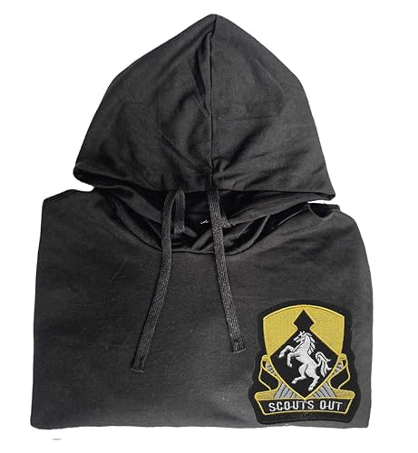 153rd cavalry regiment embroidered shirt Black