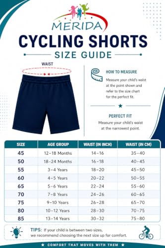 Image of MERIDA Cotton Cycling Shorts for Girl's Pack of 3
