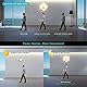 Wandlampe mit Bewegungsmelder Innen LED 18W Modern Wandleuchte aus Aluminium Weiß Wandlicht mit Bewegungssensor 3000K Wandbeleuchtung für Flur Korridor Treppenhaus Balkon Wohnzimmer Schlafzimmer Lampe