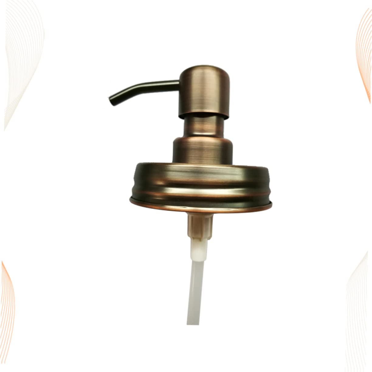 BRIGHTFUFU Replacement Pump for Soap Dispenser Metal Lotion Pump Head Easy to Use Press Type Bottle