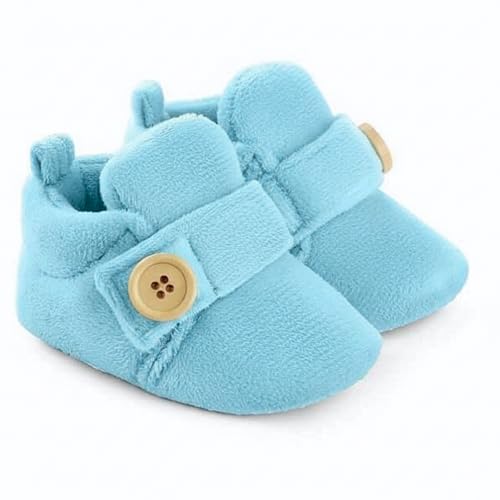 Image of Newborn Baby Booties | Soft & Breathable Cotton Footwear for Baby Boys & Girls | Skin-Friendly, Comfortable Booties for 3-12 Months