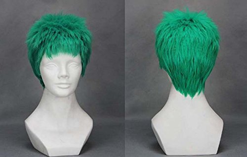 Weeck Short Anime Green Roronoa Zoro One Piece Cosplay Wigs Weeck Short Anime Green Roronoa Zoro One Piece Cosplay Wigs
