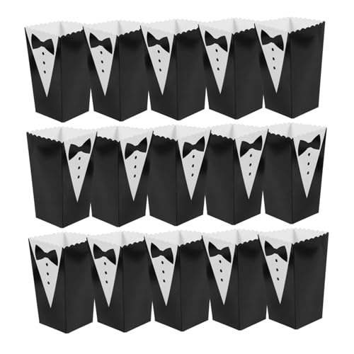 Alipis 50pcs Popcorn Boxes Paper Popcorn Treat Boxes for Parties Movie Nights