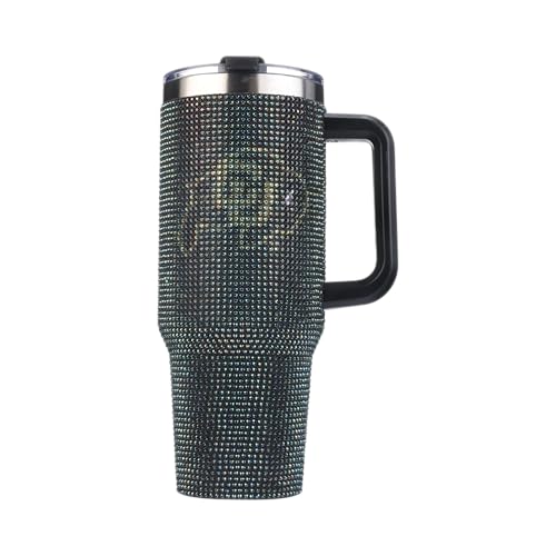 Image of The Memory Company Officially Licensed NCAA 40oz Rhinestone Game Day Tumbler, Stainless Steel Water Bottle with Lid & Straw, Vacuum Insulated, For Hot & Cold Drinks, University of Colorado, Boulder