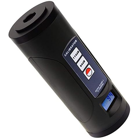 Sound Level Meter Calibrator 94dB & 114dB for 1/2" and 1" inch Microphone, Professional Noise Decibel Calibration Tool Measurement (Digital Calibrator 94dB & 114dB with LCD) Cover