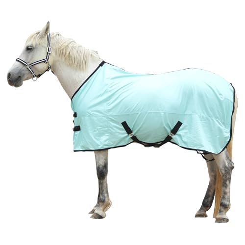 Fly Rug for Horses - Horse Fly Rug Lightweight Mesh Fly Sheet | UV Protection Green 70