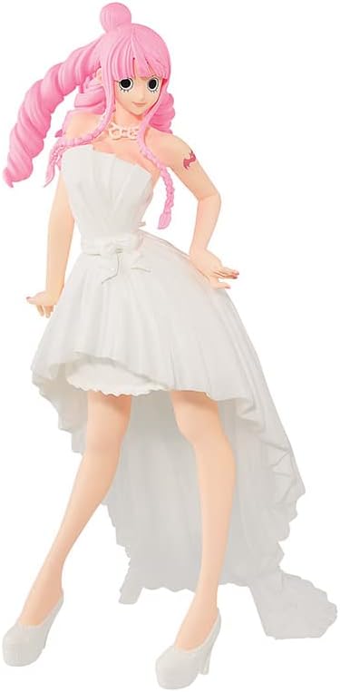 Banpresto One Piece Lady Edge Wedding Perhona White Dress Perhona Figure