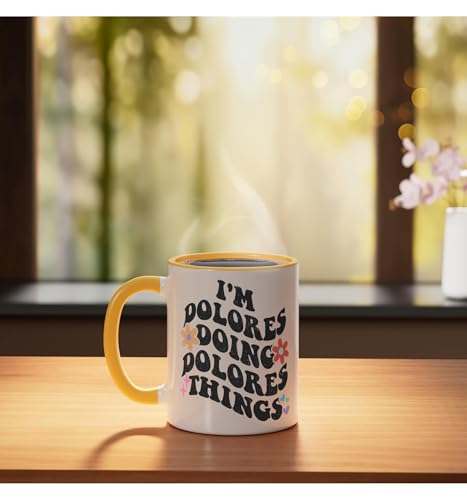 Taza cerámica para mamá amarilla/blanca 11oz miniatura 3